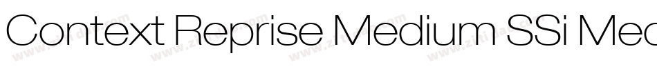 Context Reprise Medium SSi Medium字体转换